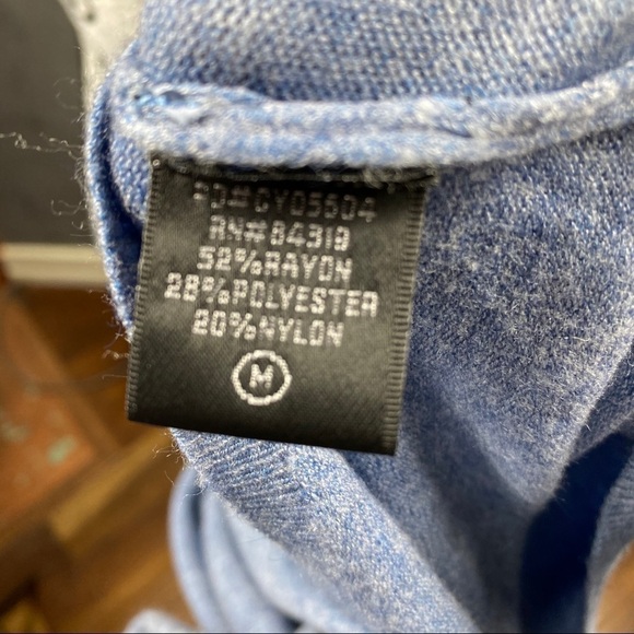 Cyrus Cowl Neck Knit soft Sweater denim blue - Picture 11 of 11